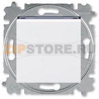 Переключатель кнопочный, одноклавишный, белый ABB 2CHH598645A6062