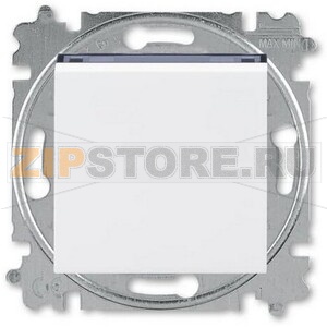 Переключатель кнопочный, одноклавишный, белый ABB 2CHH598645A6062 