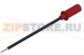 Зажим тестовый 0.64 мм, красный Hirschmann MICRO-PRUEF MPS 2 0.64 FT RED 