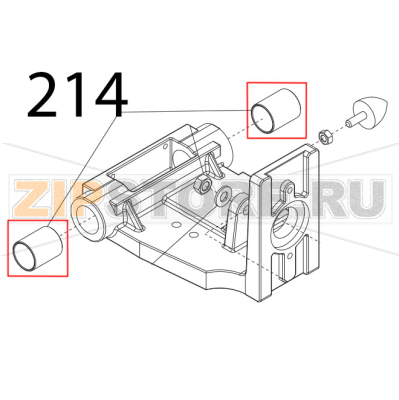 Boccola autolubr. 22.25.30 Sirman Palladio 300 Boccola autolubr. 22.25.30 Sirman Palladio 300Запчасть на деталировке под номером: 214