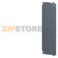 SIVACON, mounting plate, for cabinet side, perforated, D: 600 mm, H: 1800 mm, zinc-plated Siemens 8MF1806-2AK13-0