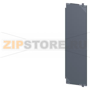 SIVACON, mounting plate, for cabinet side, perforated, D: 600 mm, H: 1800 mm, zinc-plated Siemens 8MF1806-2AK13-0 