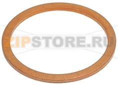 ПЛОСКИЙ УПЛОТНИТЕЛЬ Ø 24X20X1 ММ МЕДЬ 