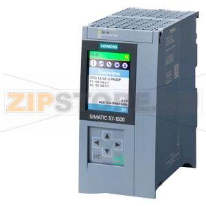 SIMATIC S7-1500F, центральный процессор CPU 1516F-3 PN/DP для отказобезопасных (F) систем, ЦПУ с рабочей памятью 1,5 МБ для программы и 5 МБ для данных, 1ый интерфейс: PROFINET IRT с 2х-портовым коммутатором, 2ой интерфейс: PROFINET RT, 3ий интерфейс: PRO 