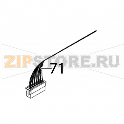 LAN Interface cable set-LF Sato FX3-LX LAN Interface cable set-LF Sato FX3-LXЗапчасть на деталировке под номером: 71Название запчасти на английском языке: LAN Interface cable set-LF Sato FX3-LX.