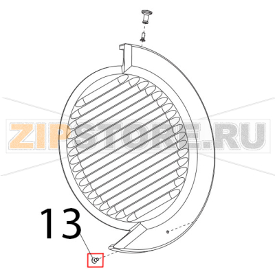 Vite TSP-DIN963, M4x10 Sirman Palladio 350 Automec Vite TSP-DIN963, M4x10 Sirman Palladio 350 AutomecЗапчасть на деталировке под номером: 13