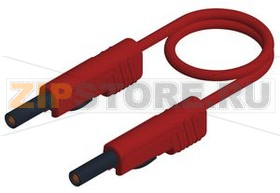 Провод тестовый 0.25 м, красный Hirschmann MLB 25/1 V RED 