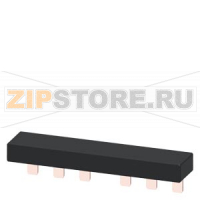 СОЕДИНИТЕЛЬНЫЙ МОДУЛЬ СВЕРХУ ДЛЯ КОНТАКТОРНОЙ СБОРКИ S3.S3 С 10 MM ИНТЕРВАЛОМ МЕЖДУ КОНТАКТОРАМИ, ПАРАЛЛЕЛЬНОЕ СОЕДИНЕНИЕ ФАЗ Siemens 3RA1943-3D