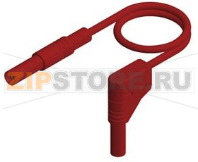 Провод тестовый 1 м, красный Hirschmann MLS WG 100/2.5 RED 