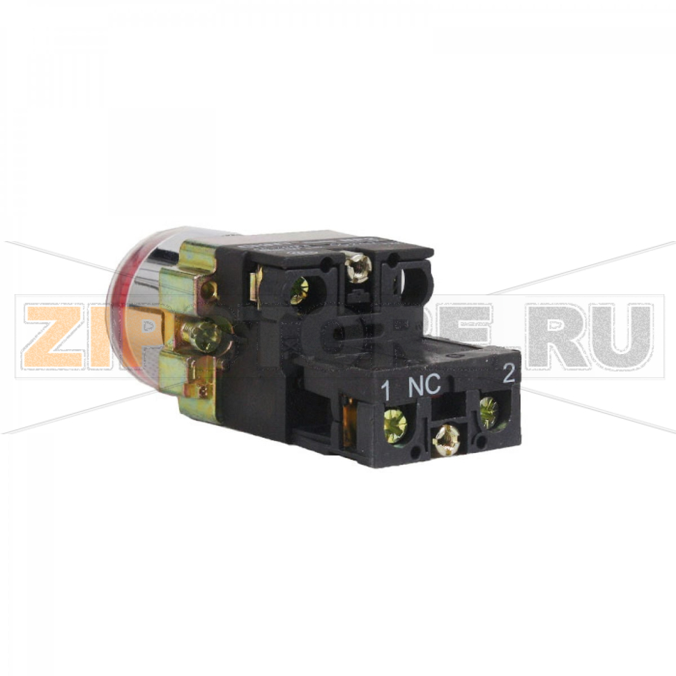 Кнопка управления 230 В, 1НО, IP40, красная Chint NP2-BW3461 