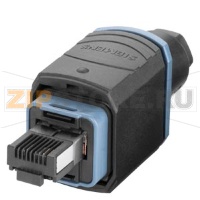 Разъем IE FC RJ45 PLUG PRO, IP65, быстрый монтаж 1шт. в уп. Siemens 6GK1901-1BB20-6AA0