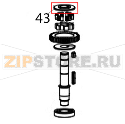 Ratchet cover plate Hurakan HKN-20SN2V Ratchet cover plate Hurakan HKN-20SN2VЗапчасть на деталировке под номером: 43