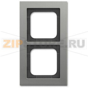 Рамка двухместная, платина ABB 2562.14 