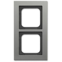 Рамка двухместная, платина ABB 2562.14