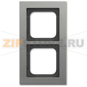 Рамка двухместная, платина ABB 2562.14 