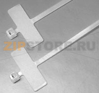 Hyperline GTK-110MC Стяжка нейлоновая неоткрывающаяся, безгалогенная (halogen free), 110x2.5 мм, полиамид 6.6, -40°C - +85°C, с площадкой для маркера (100 шт)