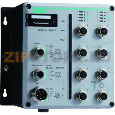 Коммутатор MOXA TN-5508A-8PoE-WV-T 