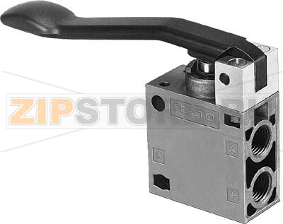 Распределитель с ручным управлением Festo THO-3-1/4-B 