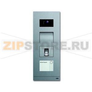 Станция вызова со считывателем отпечатка пальца, сталь ABB 2CKA008300A0435 