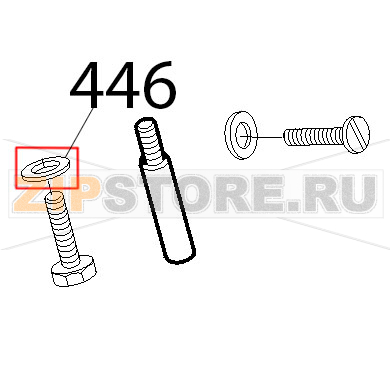 Rondella fiss. Sirman Topaz 250 Rondella fiss. Sirman Topaz 250Запчасть на деталировке под номером: 446