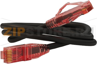 Hyperline PC-LPM-UTP-RJ45-RJ45-C5e-1M-LSZH-BK Патч-корд U/UTP, Cat.5е, LSZH, 1 м, черный 