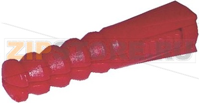RED PLASTIC PLUG ø 8 mm - 100 PCS 