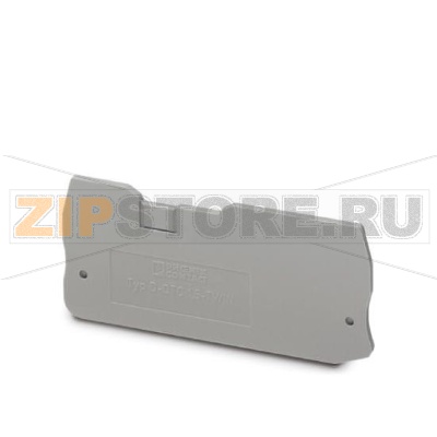 Концевая крышка Phoenix Contact D-QTC 1,5-TWIN Длина: 76,4 мм, Ширина: 2,2 мм, Высота: 39,3 мм, Цвет: cерый.Минимальный заказ: 50 шт.Упаковка: 50 шт.