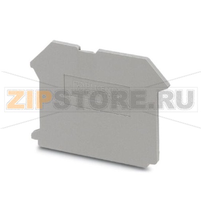 Концевая крышка Phoenix Contact D-UK 5-TWIN Длина: 50 мм, Ширина: 2 мм, Высота: 36 мм, Цвет: cерый.Минимальный заказ: 50 шт.Упаковка: 50 шт.