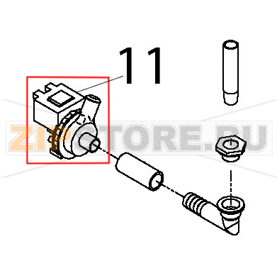 Elettropompa scarico completa M105 Teikos TS820 Elettropompa scarico completa M105 Teikos TS820Запчасть на деталировке под номером: 11