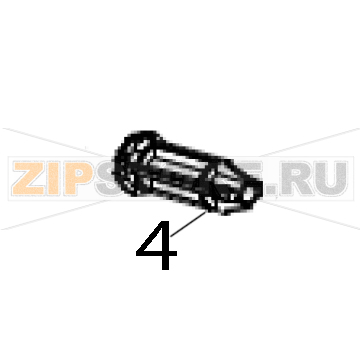Kit spindle for lower cassette Zebra ZXP 8 Kit spindle for lower cassette Zebra ZXP 8Запчасть на деталировке под номером: 4