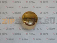 TASTO BOMBATO ø 12 mm METALIZZ.ORO