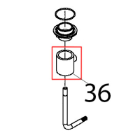Manicotto gomma con ins. risc. a 90 gradi H.70 Teikos TS983