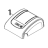 Top cover assembly (including key pad assembly) TSC DA210