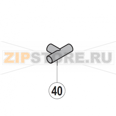 Tee Hobart UXT-10A                                    Tee Hobart UXT-10AЗапчасть на сборочном чертеже под номером: 40Название запчасти на немецком языке языке: Tee Hobart UXT-10A