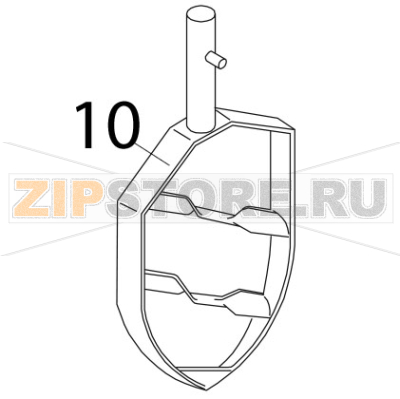 Flat beater stainless st. acid-res Bear Varimixer AR80 VL-1S Flat beater stainless st. acid-res Bear Varimixer AR80 VL-1SЗапчасть на деталировке под номером: 10