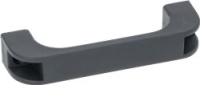 PLASTIC HANDLE 142 mm BLACK