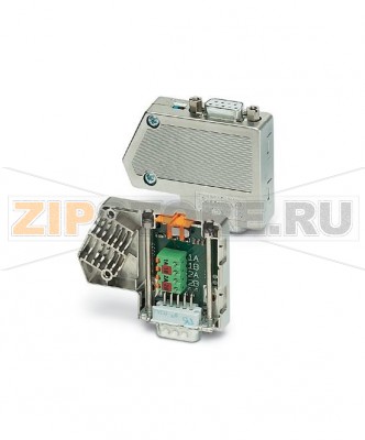 Разъем D-SUB (вилка) Phoenix Contact SUBCON-PLUS-MODBUS/IL/BK 9-полюсный с двумя кабельными вводами, расположенными под углом 35°, шинная система: для устройств сопряжения с шиной Inline Modbus RTU/ASCII (нагрузочные резисторы подключаются ползунковым переключателем), расположение выводов: 3, 5, 6, 8 винтовые клеммы.Минимальный заказ: 1 шт.Упаковка: 1 шт.