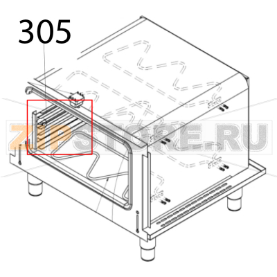 Reggigriglia forno EM Vortmax SSOC E74 Reggigriglia forno EM Vortmax SSOC E74Запчасть на деталировке под номером: 305