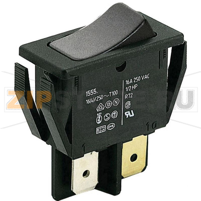 Переключатель клавишный 250 В/AC, 6 А, 1 x вкл/вкл, 1 шт Marquardt 01803.5102-00 