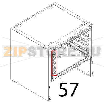 Rack LH Angelo Po IA51 Rack LH Angelo Po IA51Запчасть на деталировке под номером: 57