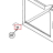Support, shelf Menumaster RCS511-P1327809M