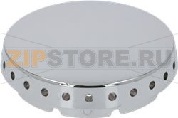 BURNER CAP CHROMED BRASS SMALVIC 