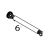 Platen roller assembly (For 300 dpi) TSC TA210