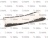 SILVER CROWN BELT, 1/3 SIZE