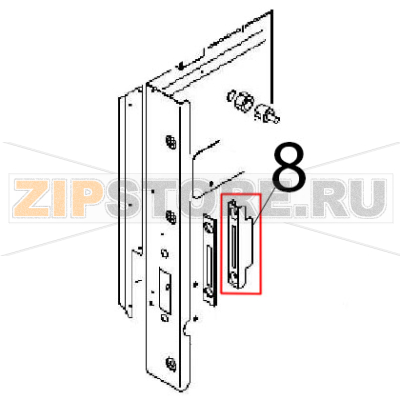 Hinge catch Angelo Po 1G1PE1E Hinge catch Angelo Po 1G1PE1EЗапчасть на деталировке под номером: 8