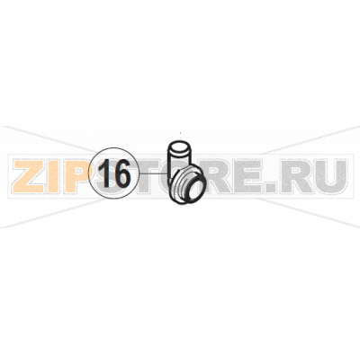 Fill piece Hobart UXT-10A                                                             Fill piece  Hobart UXT-10AЗапчасть на сборочном чертеже под номером: 16Название запчасти на немецком языке языке: Fill piece Hobart UXT-10A
