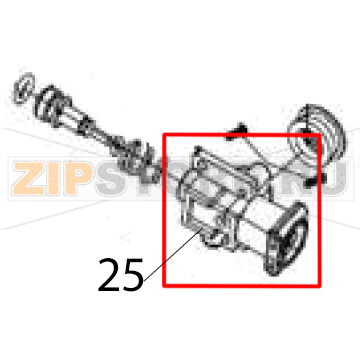 Brewing unit water intake seat Hurakan HKN-ME709 Brewing unit water intake seat Hurakan HKN-ME709Запчасть на деталировке под номером: 25