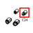 Push button enter Godex EZ-2250i