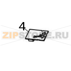 Ribbon out sensor Zebra ZD611 Thermal Transfer Ribbon out sensor Zebra ZD611 Thermal TransferЗапчасть на деталировке под номером: 4