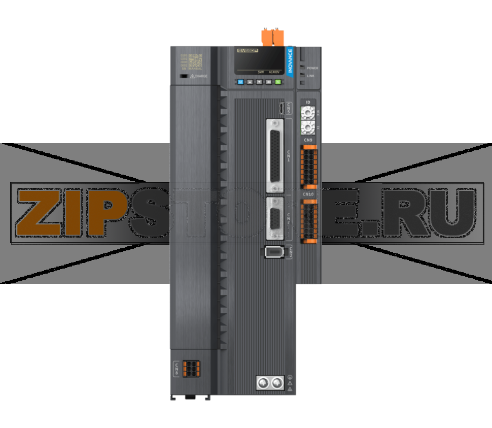 Сервопривод 380 В, 26 A, 7.5 кВт, 3 фазы, CANopen, Modbus RTU, STO, IP20 Inovance SV680PT026S-GINT 